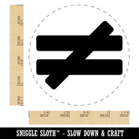 Not Equal Math Symbol Self-Inking Rubber Stamp Ink Stamper for Stamping Crafting Planners