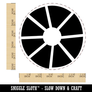 Pineapple Slice Ring Self-Inking Rubber Stamp Ink Stamper for Stamping Crafting Planners