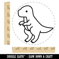 Baby Nursery T-Rex Dinosaur Self-Inking Rubber Stamp Ink Stamper for Stamping Crafting Planners