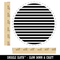 Geometric Striped Circle Self-Inking Rubber Stamp Ink Stamper for Stamping Crafting Planners