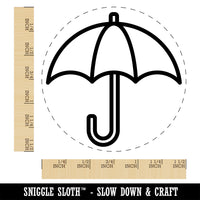 Rainy Day Umbrella Icon Self-Inking Rubber Stamp Ink Stamper for Stamping Crafting Planners