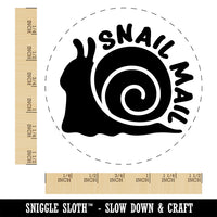 Snail Mail Self-Inking Rubber Stamp Ink Stamper for Stamping Crafting Planners
