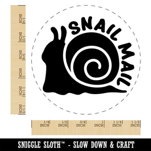 Snail Mail Self-Inking Rubber Stamp Ink Stamper for Stamping Crafting Planners