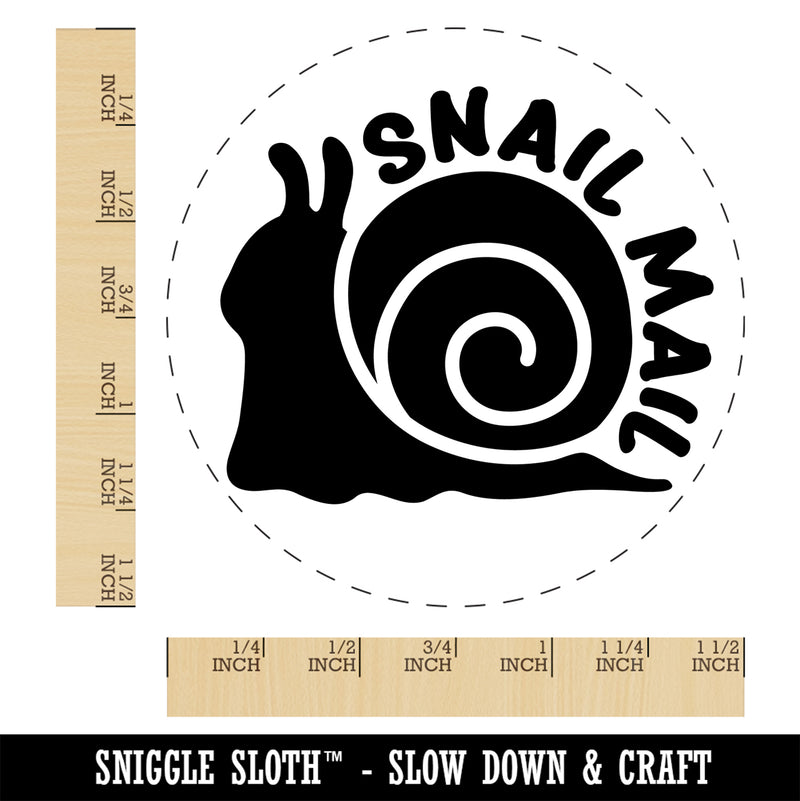 Snail Mail Self-Inking Rubber Stamp Ink Stamper for Stamping Crafting Planners