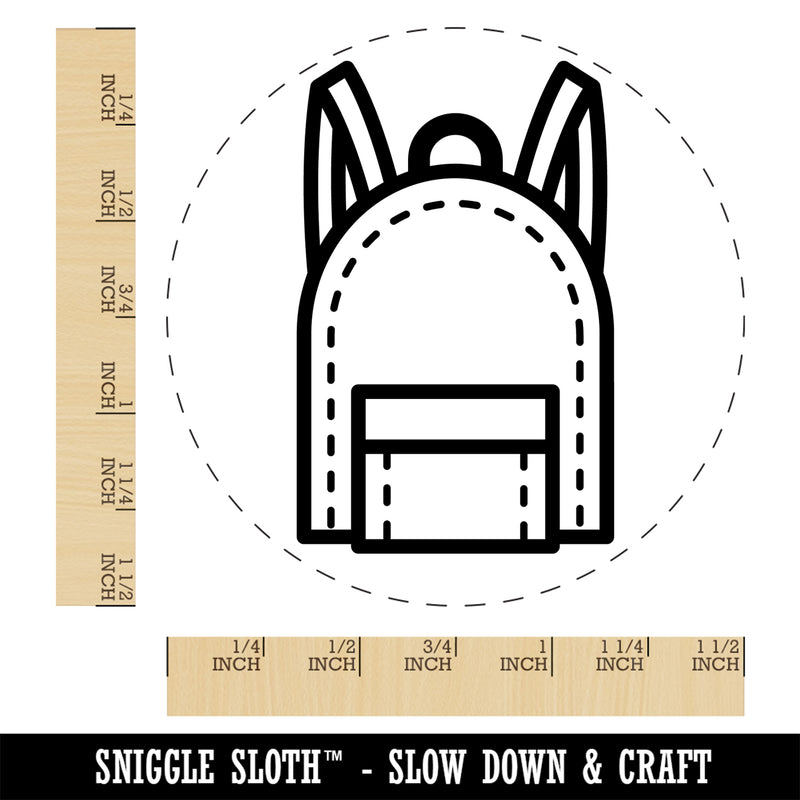 Backpack Teacher School Self-Inking Rubber Stamp Ink Stamper for Stamping Crafting Planners