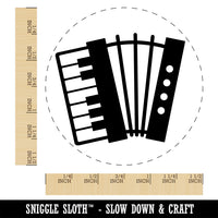 Classic Accordion Music Self-Inking Rubber Stamp Ink Stamper for Stamping Crafting Planners