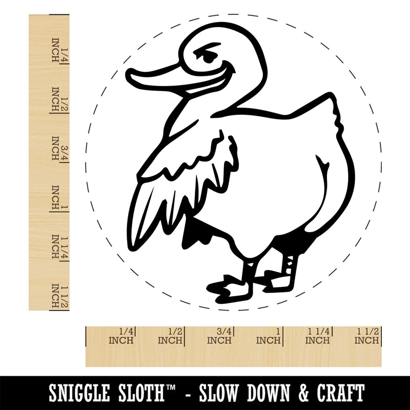 Cheeky Duck Butt Self-Inking Rubber Stamp Ink Stamper for Stamping Crafting Planners