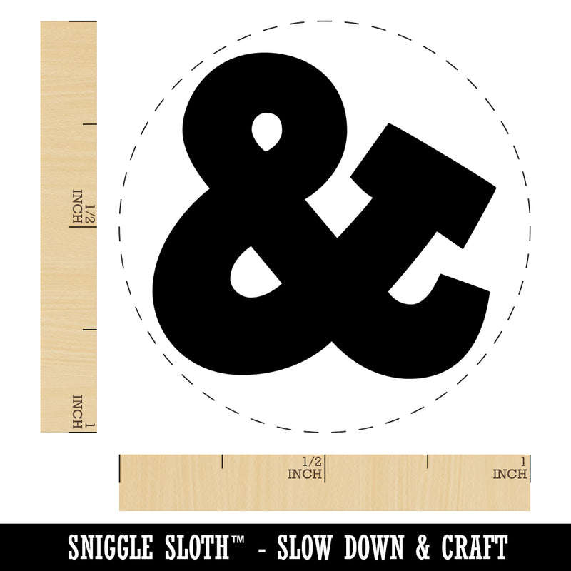 Ampersand Symbol And Self-Inking Rubber Stamp for Stamping Crafting Planners