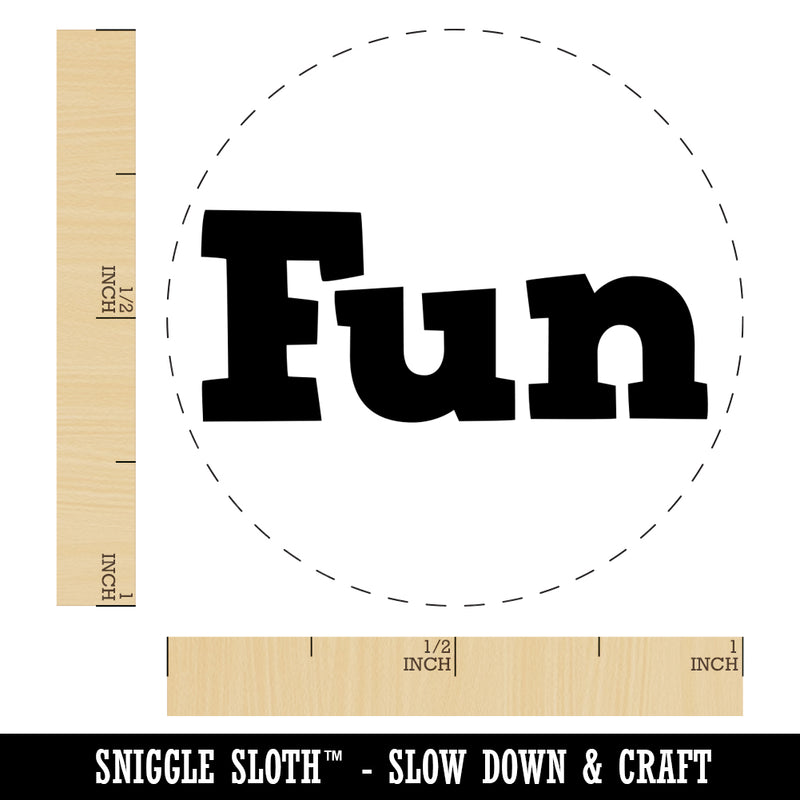 Fun Text Self-Inking Rubber Stamp for Stamping Crafting Planners