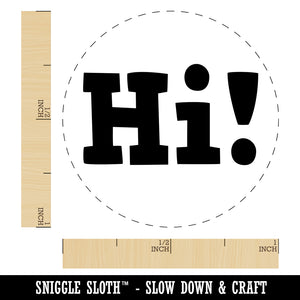 Hi Text Self-Inking Rubber Stamp for Stamping Crafting Planners