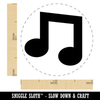 Music Eighth Notes Self-Inking Rubber Stamp for Stamping Crafting Planners