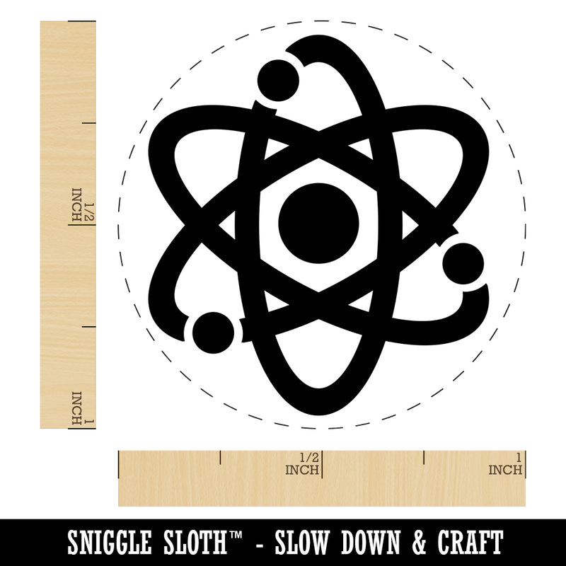 Atom Atomic Self-Inking Rubber Stamp for Stamping Crafting Planners