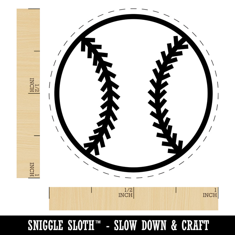 Baseball Softball Self-Inking Rubber Stamp for Stamping Crafting Planners