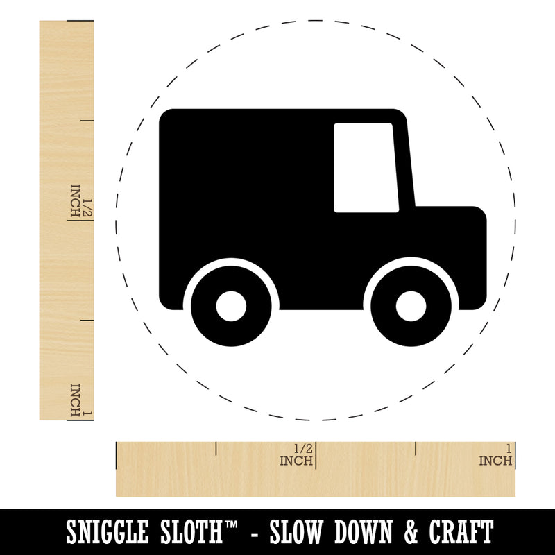 Delivery Moving Truck Self-Inking Rubber Stamp for Stamping Crafting Planners