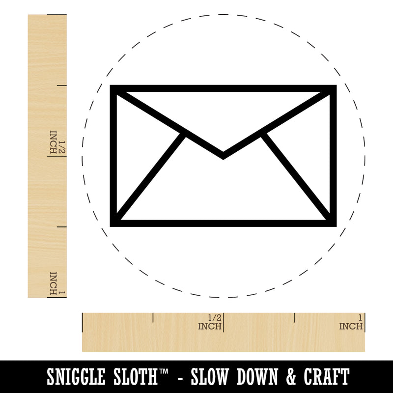 Envelope Mail Self-Inking Rubber Stamp for Stamping Crafting Planners