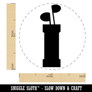 Golf Clubs Bag Self-Inking Rubber Stamp for Stamping Crafting Planners