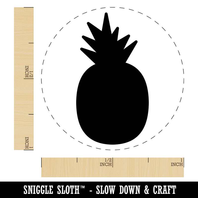 Pineapple Fruit Solid Self-Inking Rubber Stamp for Stamping Crafting Planners