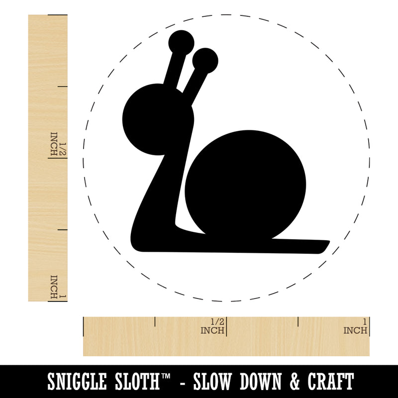 Snail Slow Solid Self-Inking Rubber Stamp for Stamping Crafting Planners