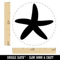 Starfish Solid Tropical Beach Self-Inking Rubber Stamp for Stamping Crafting Planners