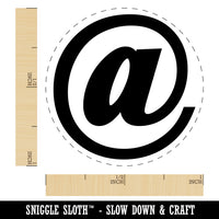 At Email Symbol Self-Inking Rubber Stamp for Stamping Crafting Planners