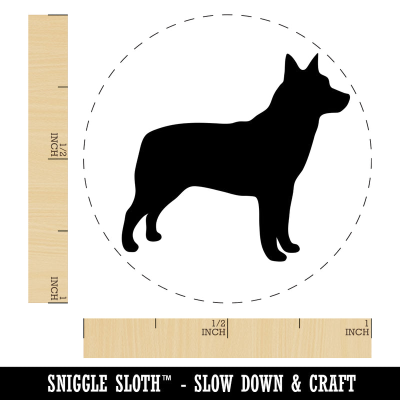 Australian Cattle Dog Solid Self-Inking Rubber Stamp for Stamping Crafting Planners