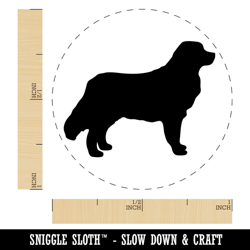 Bernese Mountain Dog Solid Self-Inking Rubber Stamp for Stamping Crafting Planners