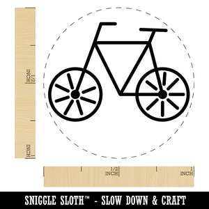 Bike Bicycle Doodle Self-Inking Rubber Stamp for Stamping Crafting Planners