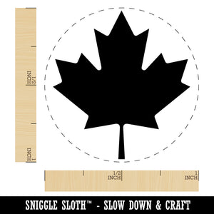 Canada Maple Leaf Self-Inking Rubber Stamp for Stamping Crafting Planners