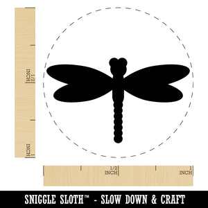 Dragonfly Solid Self-Inking Rubber Stamp for Stamping Crafting Planners