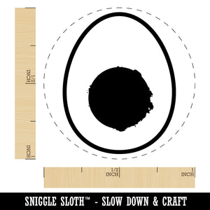 Egg and Yolk Self-Inking Rubber Stamp for Stamping Crafting Planners