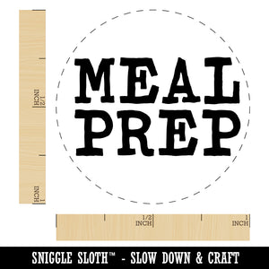 Meal Prep Fun Text Self-Inking Rubber Stamp for Stamping Crafting Planners