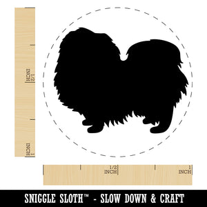 Pekingese Dog Solid Self-Inking Rubber Stamp for Stamping Crafting Planners