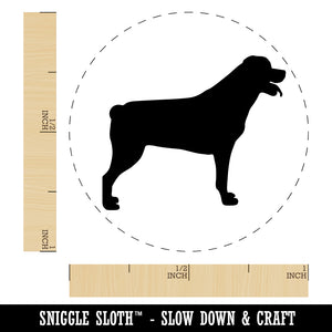 Rottweiler Dog Solid Self-Inking Rubber Stamp for Stamping Crafting Planners