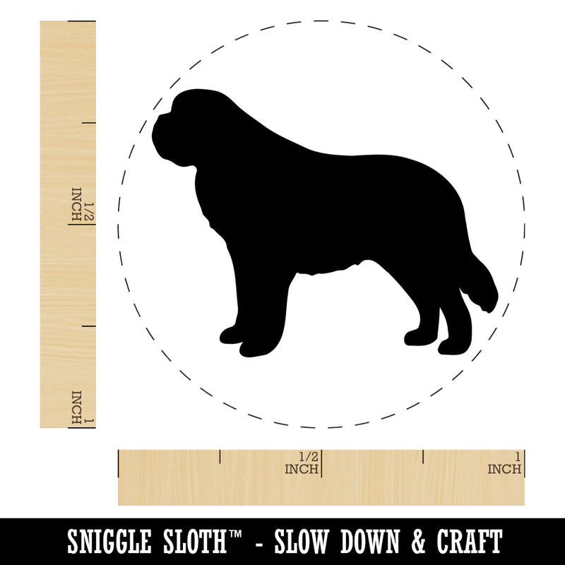 St Bernard Saint Dog Solid Self-Inking Rubber Stamp for Stamping Crafting Planners