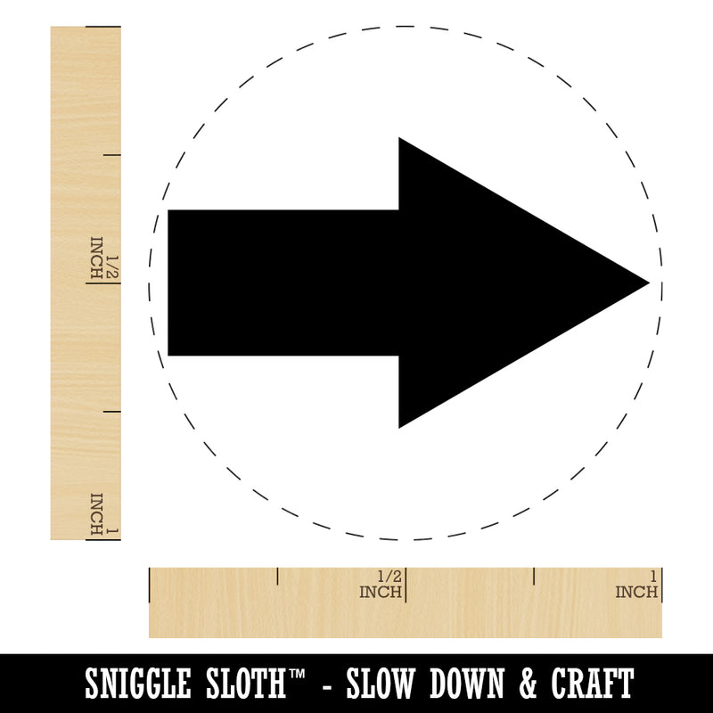 Arrow Solid Self-Inking Rubber Stamp for Stamping Crafting Planners