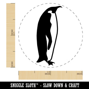 Emperor Penguin Profile Self-Inking Rubber Stamp for Stamping Crafting Planners