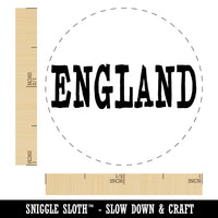 England Fun Text Self-Inking Rubber Stamp for Stamping Crafting Planners