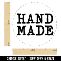 Hand Made Stacked Text Self-Inking Rubber Stamp for Stamping Crafting Planners