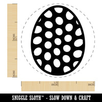 Polka Dot Easter Egg Self-Inking Rubber Stamp for Stamping Crafting Planners