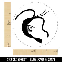 Shrimp Solid Self-Inking Rubber Stamp for Stamping Crafting Planners