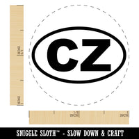 Czech Republic CZ Self-Inking Rubber Stamp for Stamping Crafting Planners