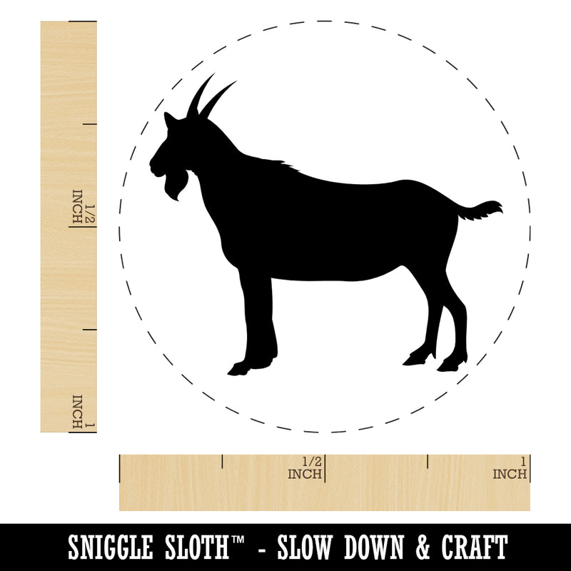 Goat Solid Self-Inking Rubber Stamp for Stamping Crafting Planners