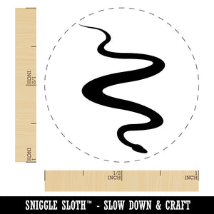 Slithering Snake Solid Self-Inking Rubber Stamp for Stamping Crafting Planners