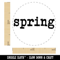 Spring Fun Text Self-Inking Rubber Stamp for Stamping Crafting Planners