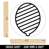 Striped Balloon Party Birthday Self-Inking Rubber Stamp for Stamping Crafting Planners