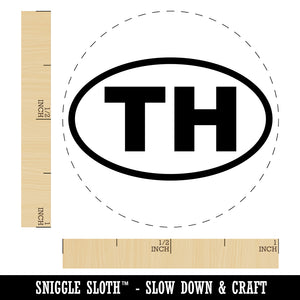 Thailand TH Self-Inking Rubber Stamp for Stamping Crafting Planners