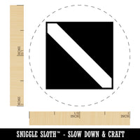 Diver Down Scuba Diving Flag Self-Inking Rubber Stamp for Stamping Crafting Planners