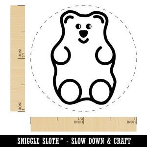 Gummi Bear Candy Self-Inking Rubber Stamp for Stamping Crafting Planners