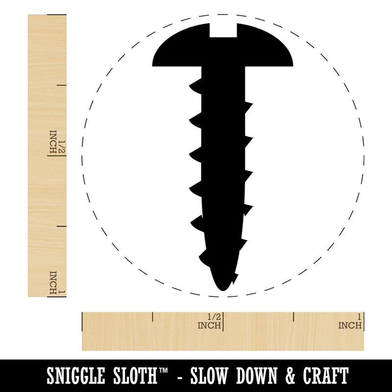 Screw Silhouette Woodworking Tools Self-Inking Rubber Stamp for Stamping Crafting Planners