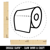 Toilet Paper Doodle Self-Inking Rubber Stamp for Stamping Crafting Planners